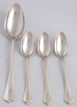Riemer Eduard, Prague - Silver spoon and three spo