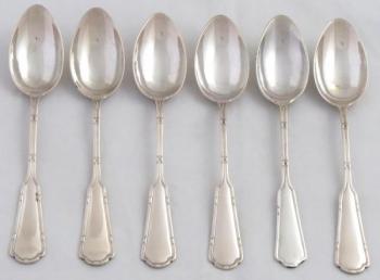 Bibus Franz - Six silver tea spoons